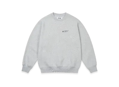 PALACE Shop Locator Crew "Grey Marl"