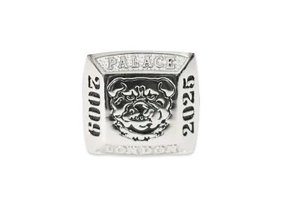 PALACE Mvp Bulldog Ring "Silver"