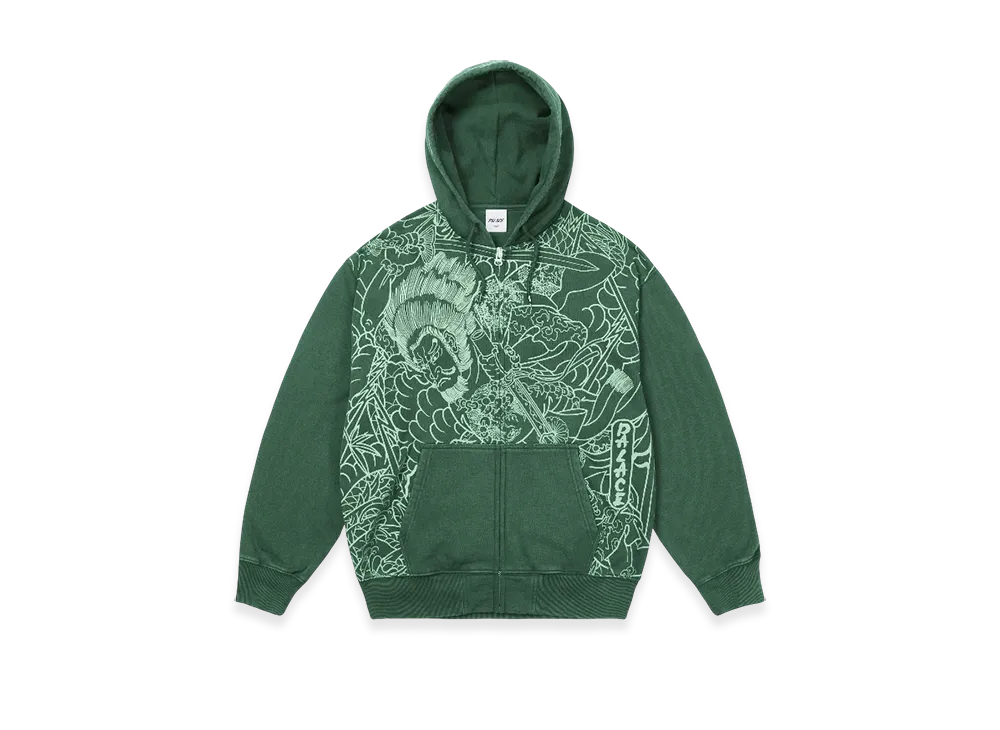 PALACE Susanoo Zip Hood "Green"
