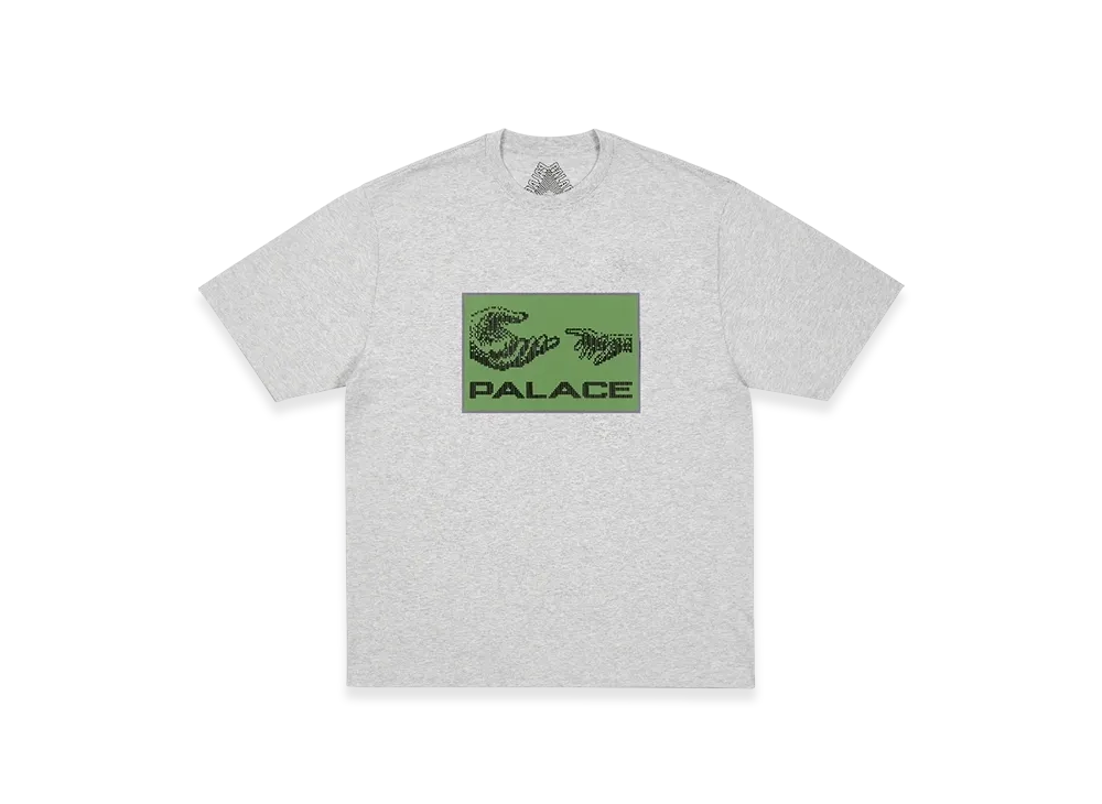 PALACE Top Up T-Shirt "Grey Marl"