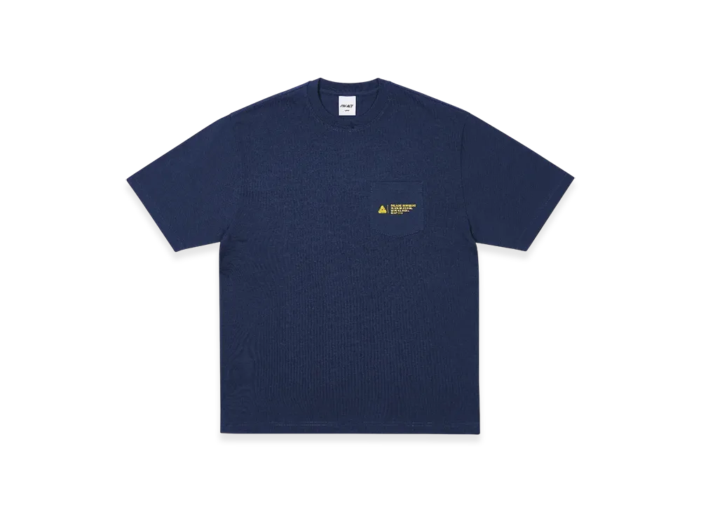 PALACE Shop Locator Pocket T-Shirt "Navy"