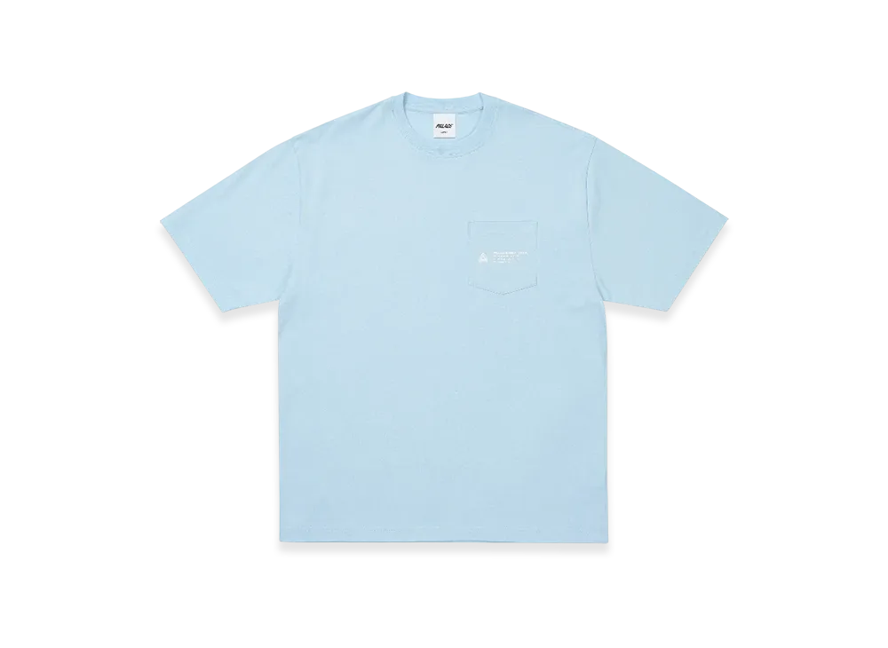 PALACE Shop Locator Pocket T-Shirt "Blue"