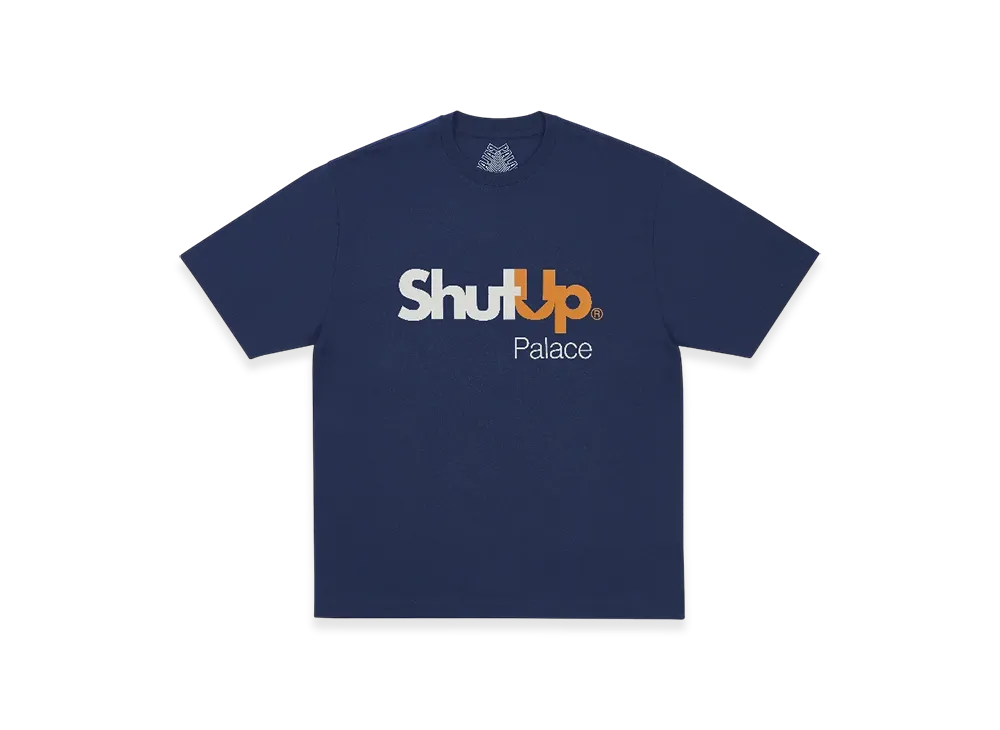 PALACE Shut Up T-Shirt "Navy"
