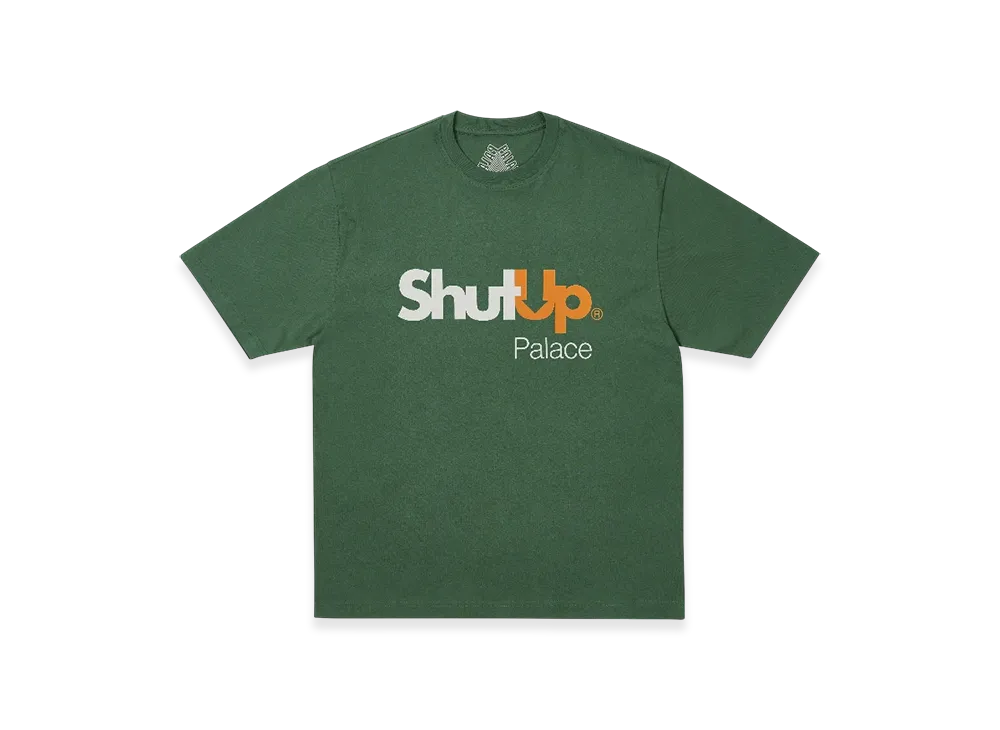 PALACE Shut Up T-Shirt "Green"