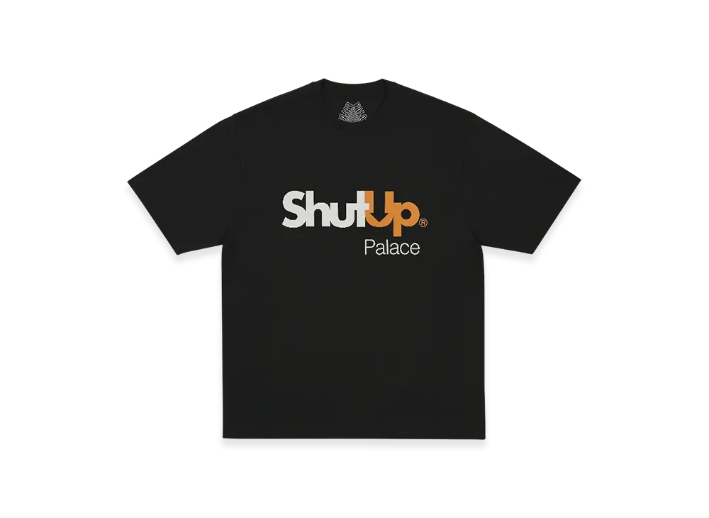 PALACE Shut Up T-Shirt "Black"
