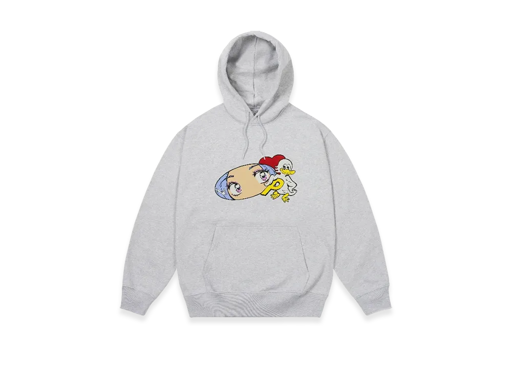 PALACE Rear View Hood "Grey Marl"