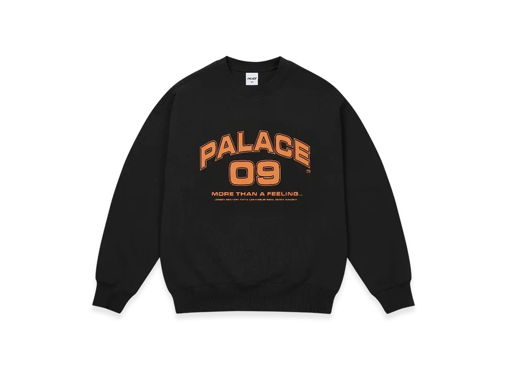 PALACE More Than A Feeling Crew "Black"