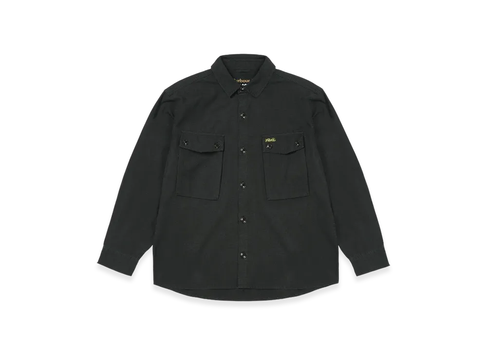 PALACE Barbour Officer Shirt "Black"