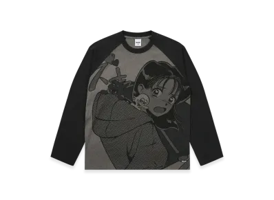 PALACE Rear View Raglan Longsleeve "Black"