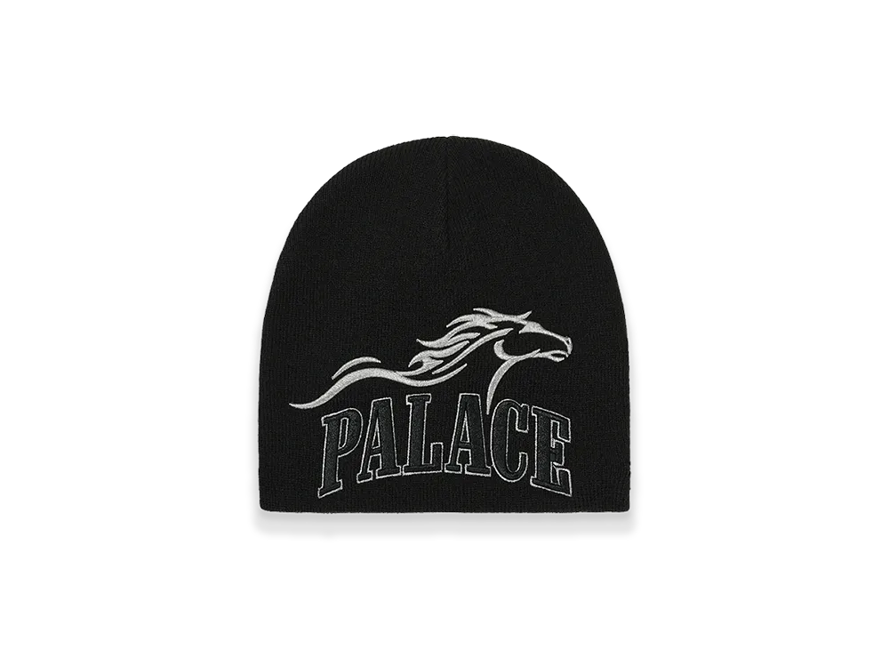 PALACE Horsepower Nein Cuff Beanie "Black"