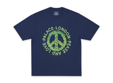 PALACE Pease And Love T-Shirt "Navy"