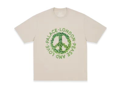 PALACE Pease And Love T-Shirt "Stoney Grey"