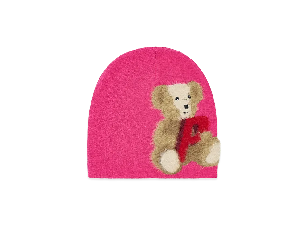 PALACE P Bear Nein Cuff Beanie "Pink"