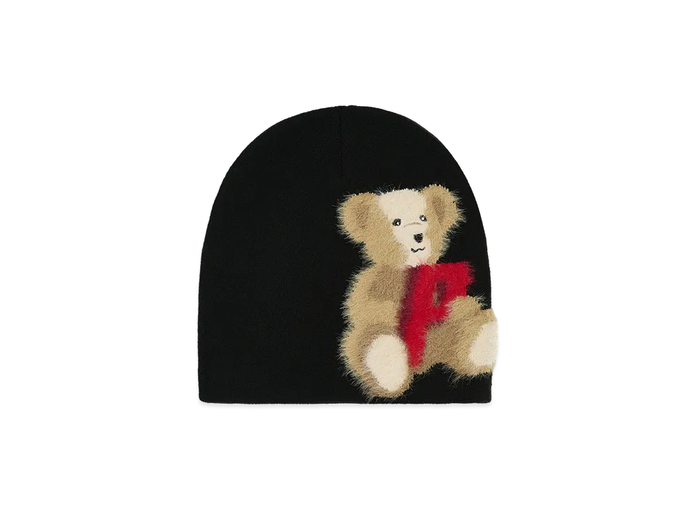 PALACE P Bear Nein Cuff Beanie "Black"