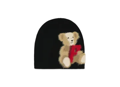 PALACE P Bear Nein Cuff Beanie "Black"