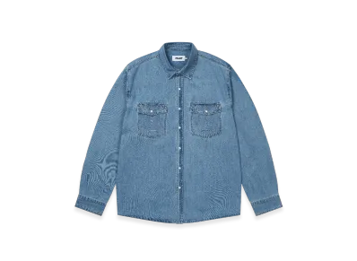 PALACE Denim Western Overshirt "Stone Wash"