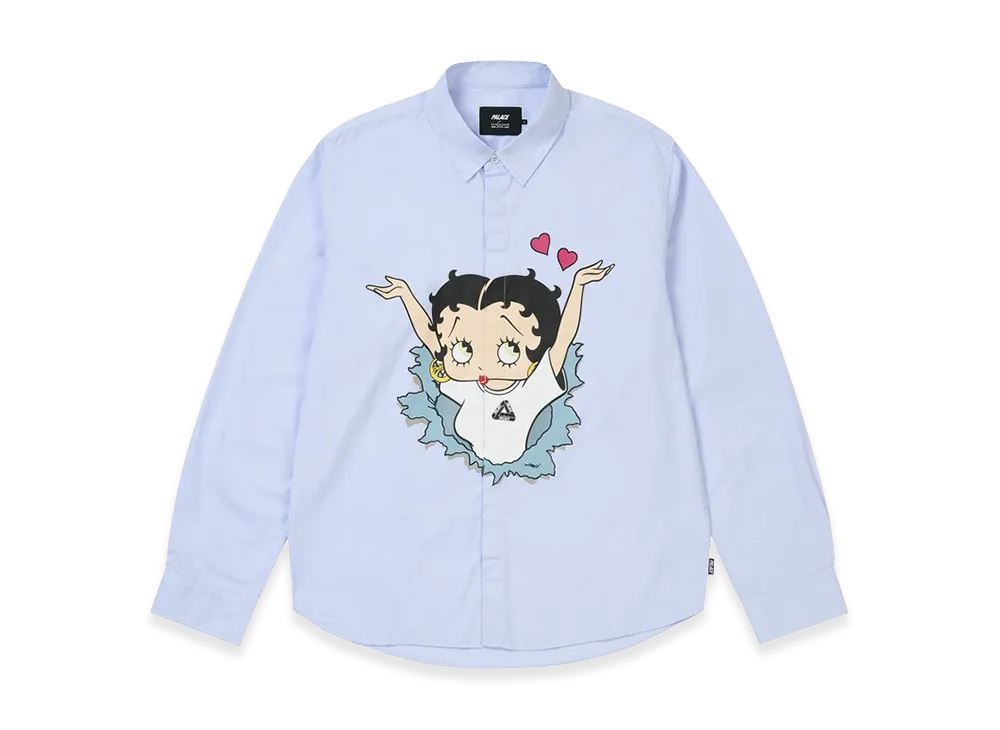 PALACE x Betty Boop Shirt "Baby Blue"
