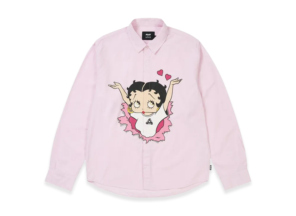 PALACE x Betty Boop Shirt "Chill Pink"
