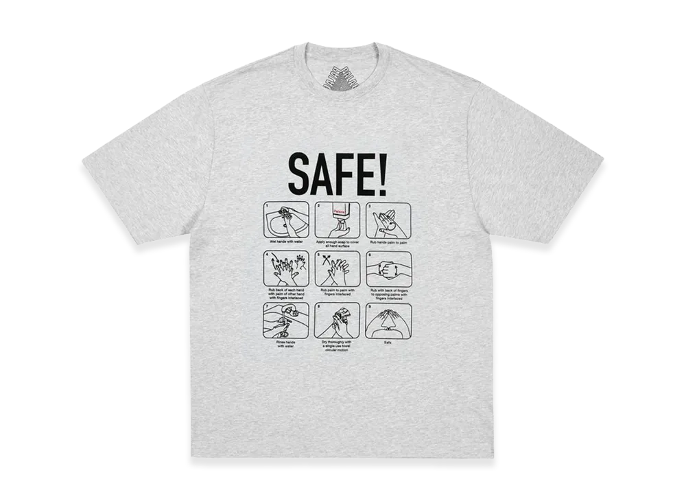PALACE Safe T-Shirt "Grey Marl"