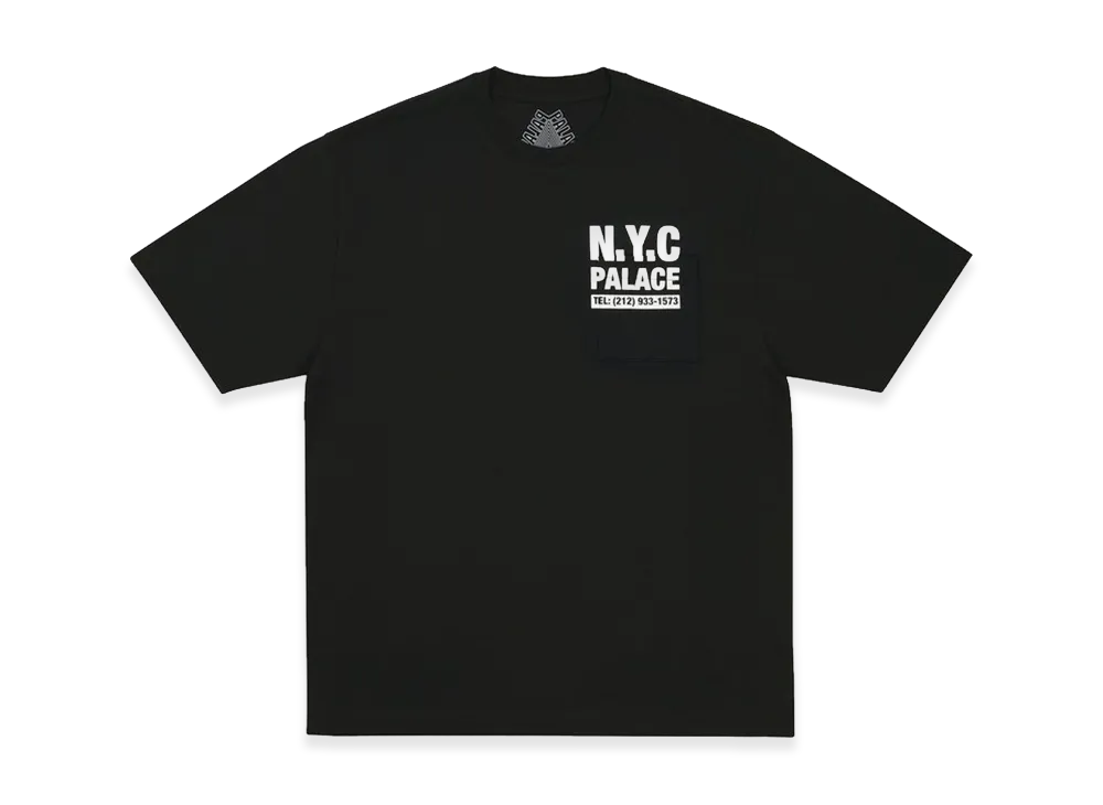 PALACE Shop Numbers T-Shirt "Black"
