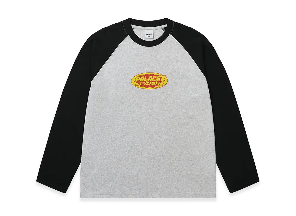 PALACE Tibetan Potala Longsleeve "Grey Marl"