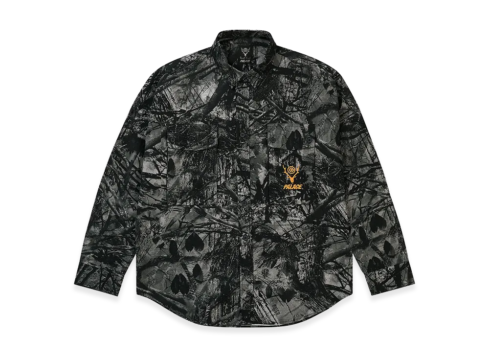 PALACE x South2 West8 Shirt "Black Camo"