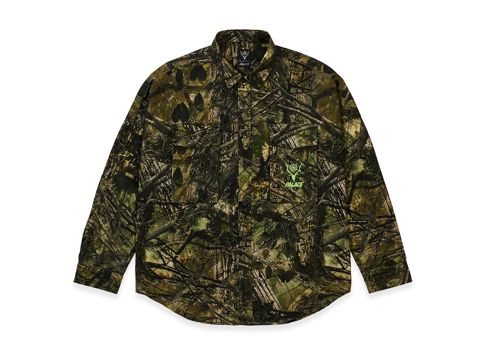 PALACE x South2 West8 Shirt "Olive Camo"