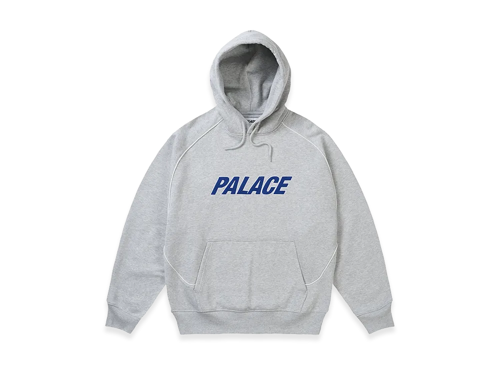PALACE Line It Up Hood "Grey Marl"
