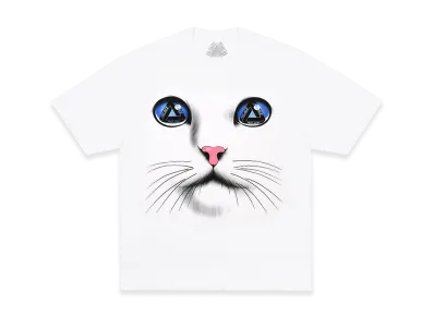 PALACE Cat Face T-Shirt "White"