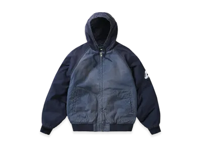 PALACE 10 OZ Hooded Canvas Jacket "Navy Blue"