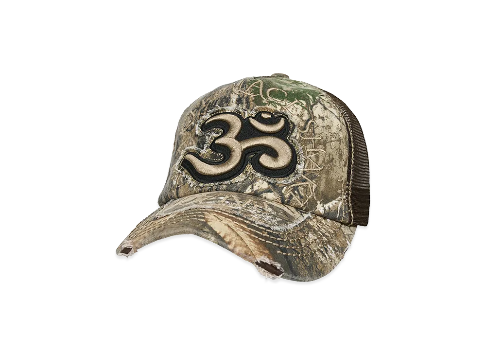 PALACE OM Distressed Trucker "Realtree Edge"