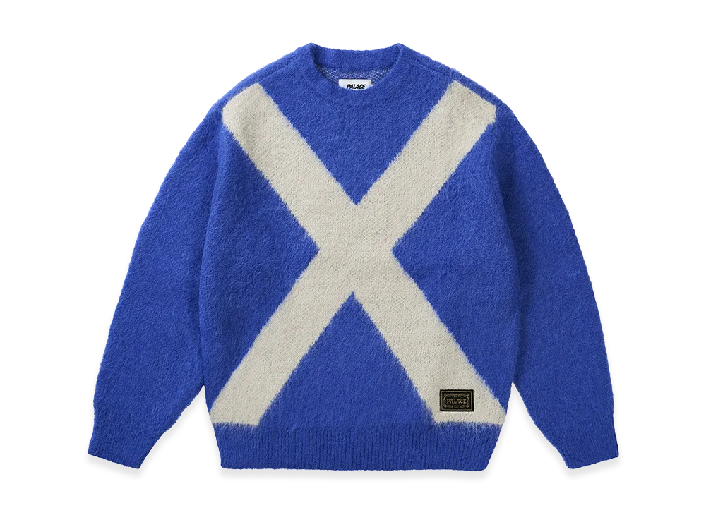 PALACE Too Hairy Flag Knit "Scotland"