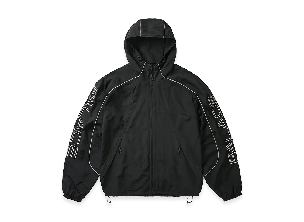 PALACE Piped Shell Jacket "Black"