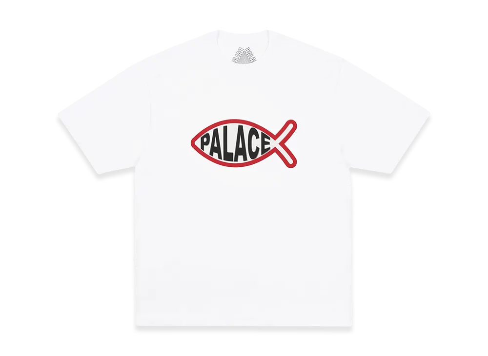 PALACE Plaice T-Shirt "White"