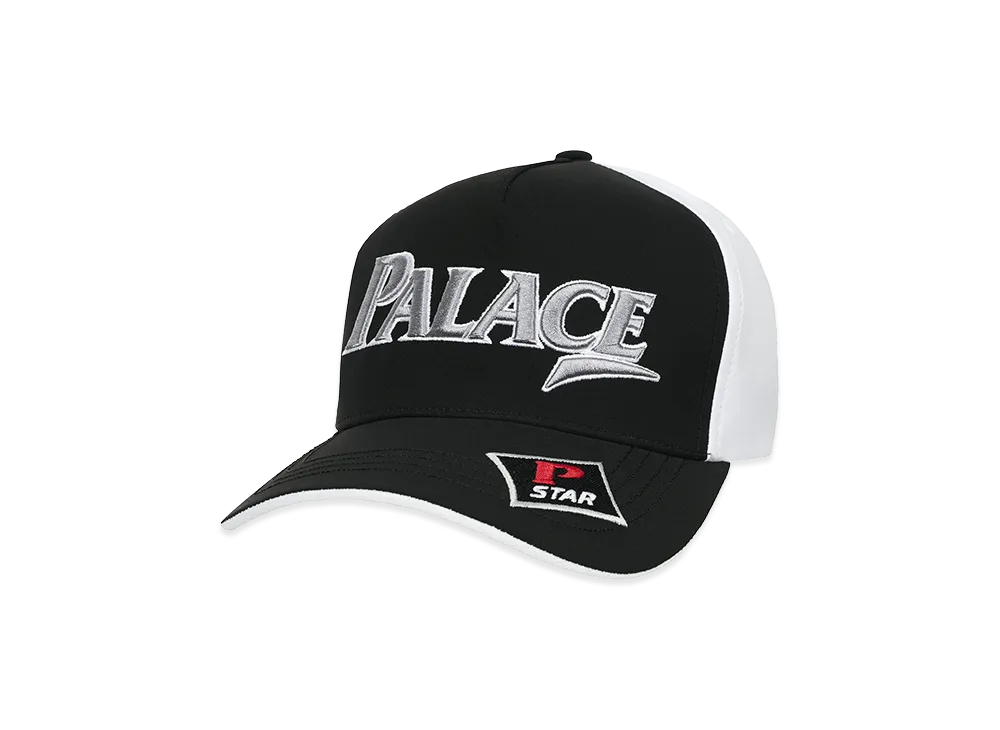 PALACE Golf P-Frame 5-Panel Snapback "Black White"