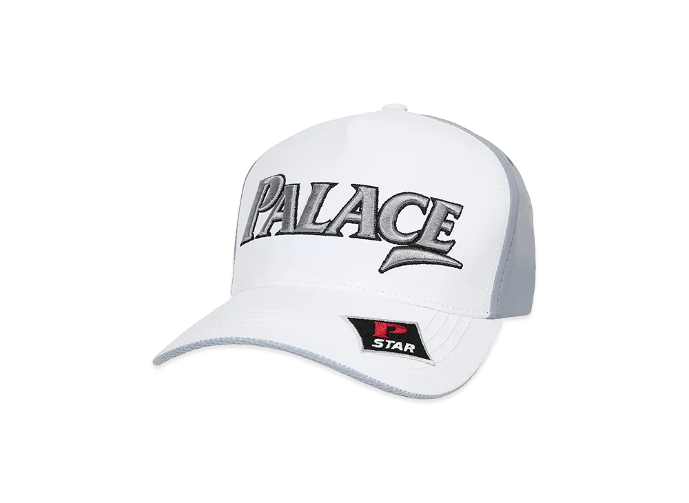 PALACE Golf P-Frame 5-Panel Snapback "White Grey"