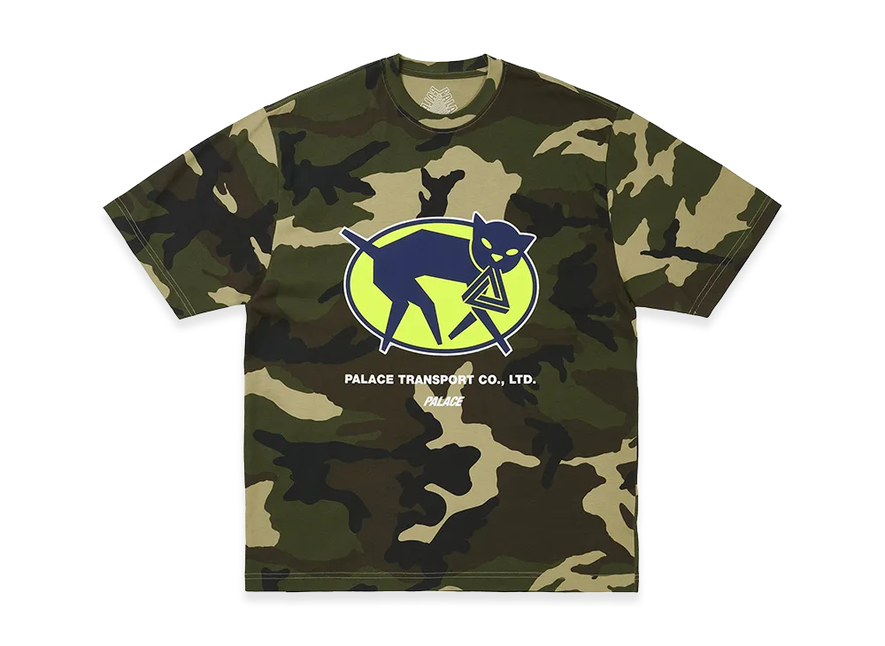 PALACE Transport T-Shirt "Woodland Camo"