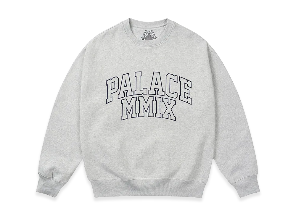 PALACE Mmix Crew "Grey Marl"
