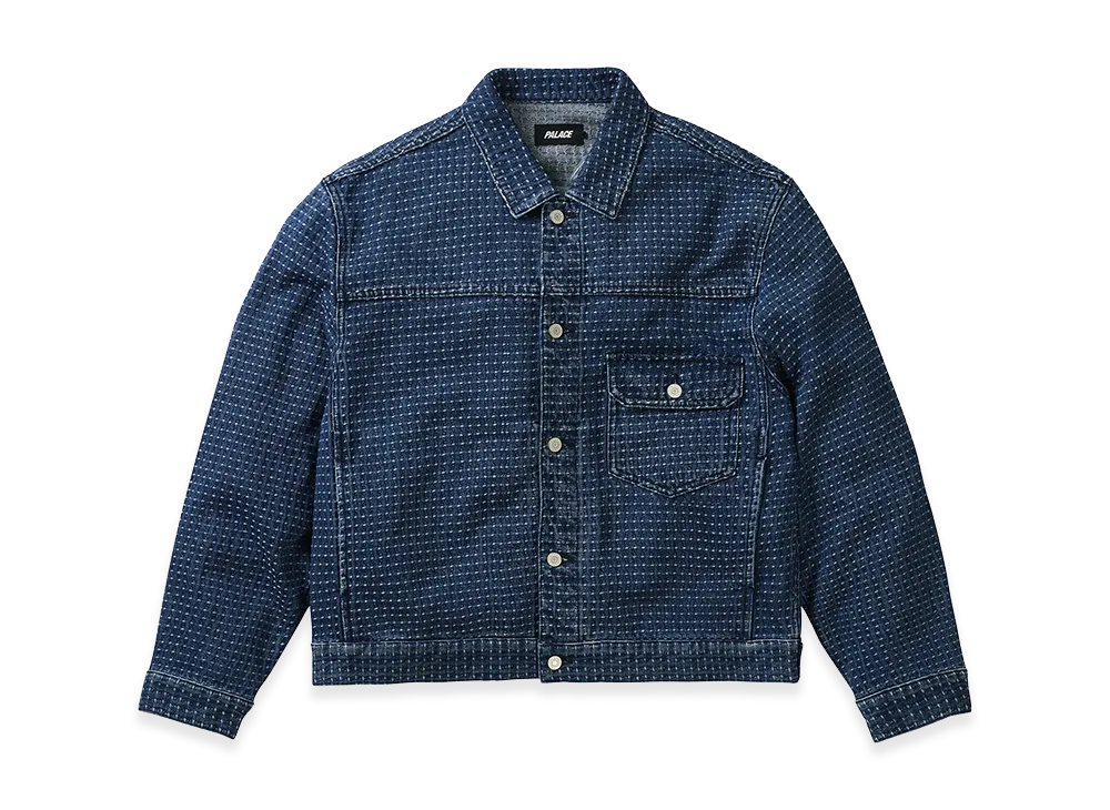 PALACE Stitch Denim Jacket "Mid Indigo"