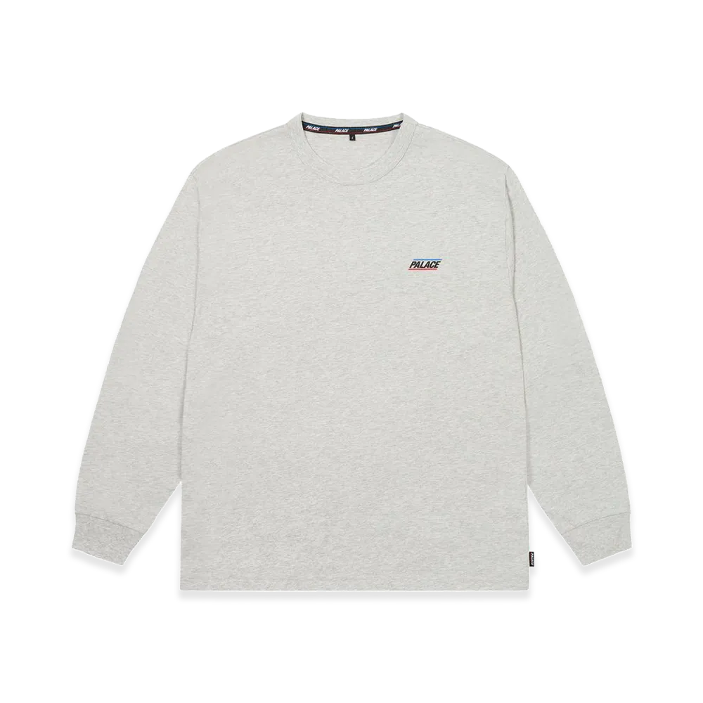 PALACE Basically A Longsleeve "Grey Marl"