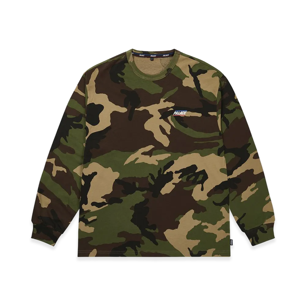 PALACE Basically A Longsleeve "Woodland Camo"