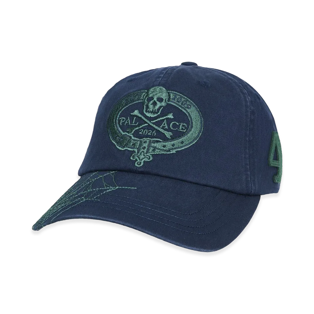 PALACE Skull Crest 6-Panel "Navy"