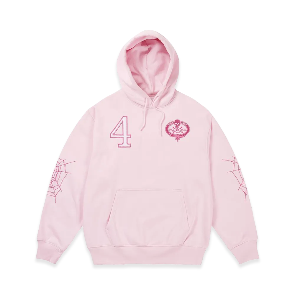 PALACE Skull Crest Hood "Chill Pink"