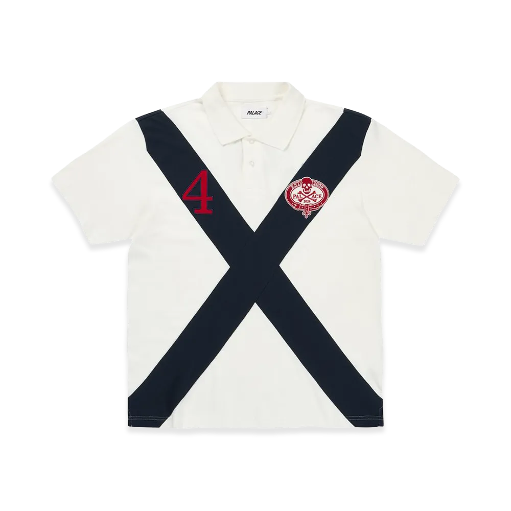 PALACE Skull Crest Polo "White"