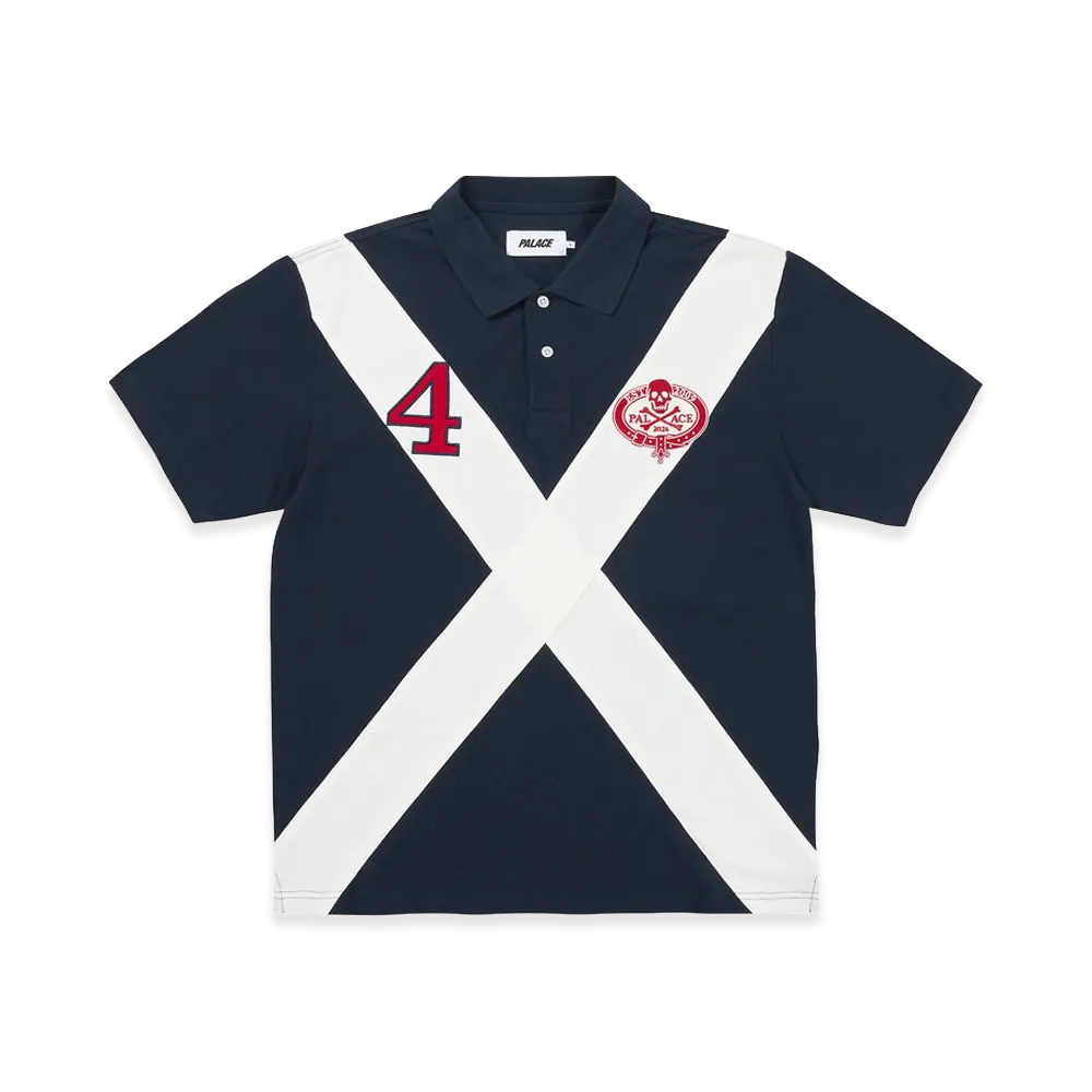 PALACE Skull Crest Polo "Navy"
