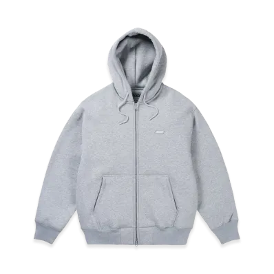 PALACE Thermal Bonded Zip Hood "Grey Marl"