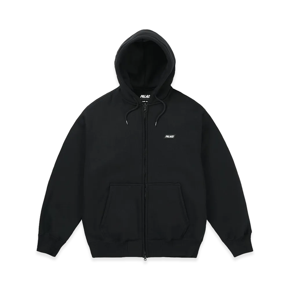 PALACE Thermal Bonded Zip Hood "Black"