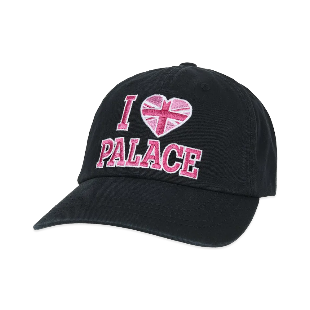PALACE I Love Palace 6-Panel "Black"