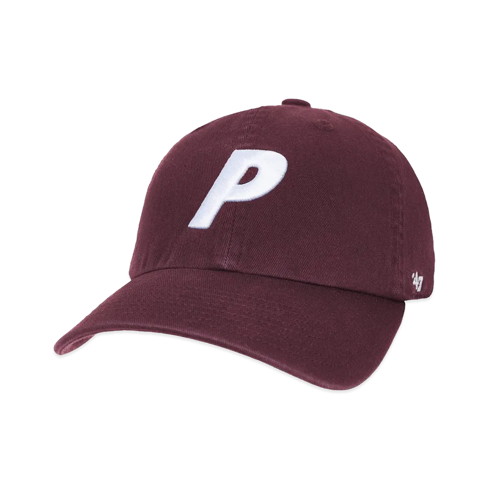 PALACE x 47 P Clean Up 6-Panel "Dark Maroon"