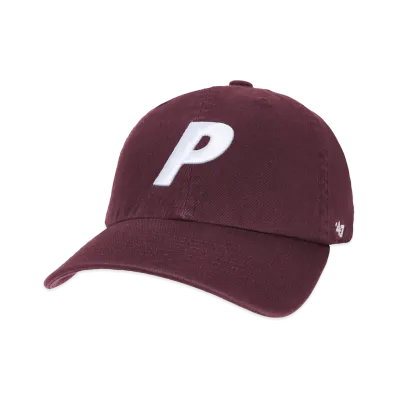 PALACE x 47 P Clean Up 6-Panel "Dark Maroon"